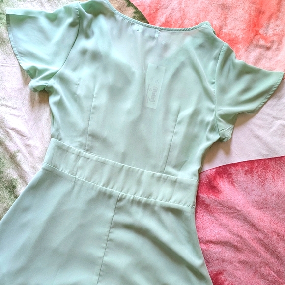 NWT Molly Bracken Mint Green Retro Mini Dress, size Small women's - Picture 8 of 12